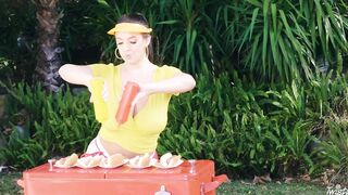 Twistys - Solo Performer Angela White knows her way around Long Buns, and Big Hooters