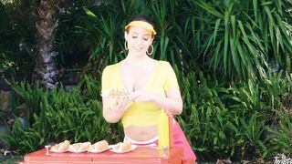 Twistys - Solo Performer Angela White knows her way around Long Buns, and Big Hooters