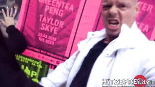 HITZEFREI.dating ► STREET-SCREWED ◄ with GERMAN Dark Hair LULLU GUN
