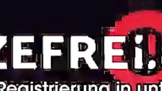 HITZEFREI.dating ► STREET-SCREWED ◄ with GERMAN Dark Hair LULLU GUN
