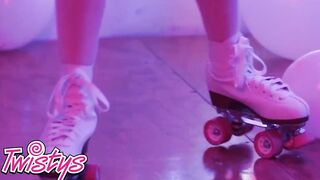 Twistys - Thin Rollerblade Goddess Sabina Rouge Plays Solo