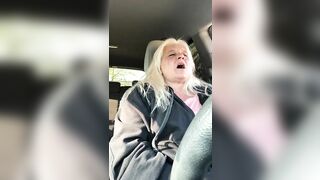 Quietly fingered myself into parking lot