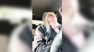 Quietly fingered myself into parking lot