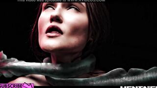Real Life Cartoon - Oviposition & Cumflation - Sonya Blaze fucked Aliens