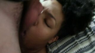 Natural Afro Black Long Melons Licks Nuts & Takes Nice Facial!