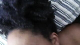 Natural Afro Black Long Melons Licks Nuts & Takes Nice Facial!
