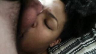 Natural Afro Black Long Melons Licks Nuts & Takes Nice Facial!