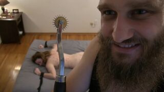 Sadistic Master Tortures His Sub With A Wartenberg Wheel!