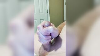 Messy Dick Masturbation With Anal Booty Plug Inside Part three