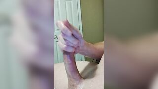 Messy Dick Masturbation With Anal Booty Plug Inside Part three