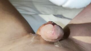 Close-Up With Hitachi Wand – Vibrating Cum Out Of My Penis two