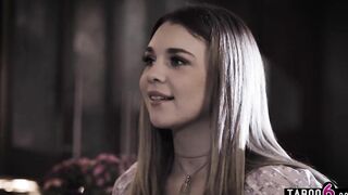 Big Boobed teens babysitter Gabbie Carter idolized by the parents
