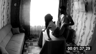 Concealed camera. 18yo college girl gets tight twat plowed inside bedro