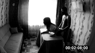 Concealed camera. 18yo college girl gets tight twat plowed inside bedro
