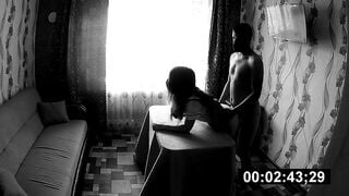 Concealed camera. 18yo college girl gets tight twat plowed inside bedro