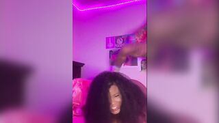 African BBW Long Butt Bitch Takes bbc