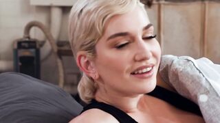 Freaky Honey Gold Masturbates While Looking At Skye Blue Until She's Invited To Eat Her Vagina