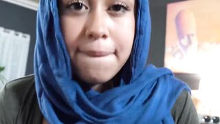 My Arab stepsister Dania Vegax asked me to teach her a thing or two about sex