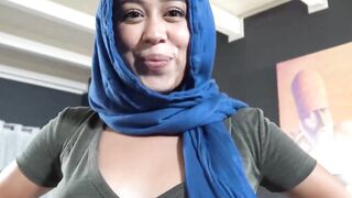 My Arab stepsister Dania Vegax asked me to teach her a thing or two about sex
