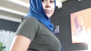 My Arab stepsister Dania Vegax asked me to teach her a thing or two about sex