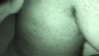 BobAuntie.com - Unseen gay cock sucked off in night vision blowjob