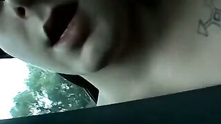 Str8Thugs.com - Horny thug Billy jerking off his juicy fuck stick in the car in solo