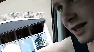 Str8Thugs.com - Horny thug Billy jerking off his juicy fuck stick in the car in solo