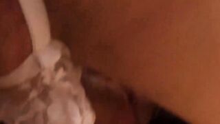 Buffed John Powers laced his scrotum and did everything to expel man juice