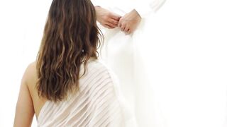 GirlMormons.com - Two hot Mormon virgins explore their sacred holes with a strap-on i