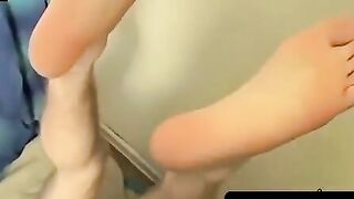 ToesXXX.com - Billy talks directly to you as he plays with his big cock in solo