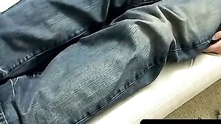 ToesXXX.com - Mike enjoys the performance as he releases his feet in foot play
