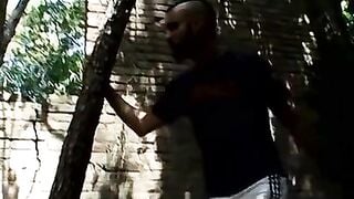 FilthyPissPlay.com - Homo thugs ass fuck outdoors and piss on each otherâs bodies