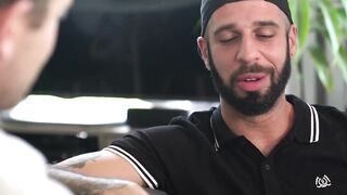 DaddiesPorno.com - Stepdad giving tips and training his son for a good fuck