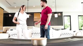 ADULT TIME - Seth Gamble First Time Slippery Nuru Rubs From Huge Titty Masseuse Jennifer White