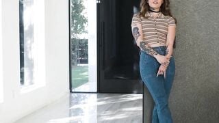ADULT TIME - Tatted Beauty Vanessa Vega Is The Irresistible Slave! Wants To Bow Down To Your Big Dick!