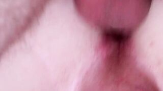 Purple haired JR Adams rubbed his throbbing cock to his bud