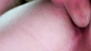 Purple haired JR Adams rubbed his throbbing cock to his bud