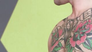 RagingXXX.com - A tattooed masseur ass fucks his handsome client