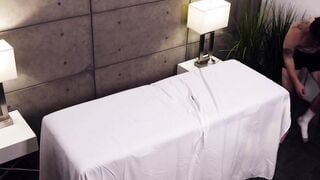 FANTASY GRIND - beauty Sexy Valentina Nappi Give A Solid HEAD Under The Table During A Rubs