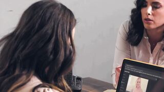 GIRLSWAY - Sexual Boss Chanel Preston Gets Spanked and Submissed By Fem Dom Employee Casey Calvert