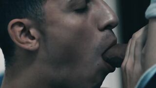 DisruptiveMovie.com - Des Irez deepthroats landlord Brandon Anderson's huge dick to p