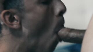 DisruptiveMovie.com - Des Irez deepthroats landlord Brandon Anderson's huge dick to p