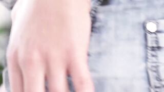 FemJoyXXX.com - Naturally curvy babe deep fingers her pussy solo