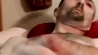 Amateurs have good time lying next to each other jerking off