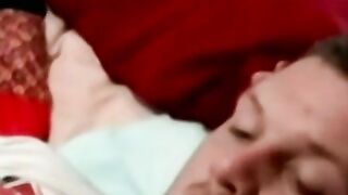 Amateurs have good time lying next to each other jerking off