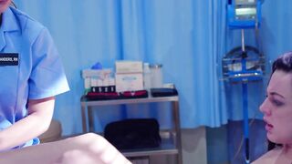 GIRLSWAY - Oral Sex Nurse Sarah Vandella Teams Up With Her Assistant To Rough Banged! Patient Whitney Wright