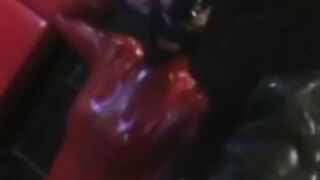 PussyCatsLatex.com - Anastasia's latex toying with leather mistress