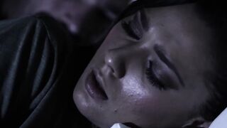 PornTaboos.com - Big booty stepdaughter's taboo missionary style fucking with daddy