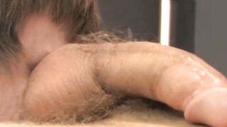 Skinny twinks pound hard after kissing and ball licking 69