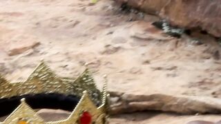 Blonde homo barebacked as he rides the big dick of his man